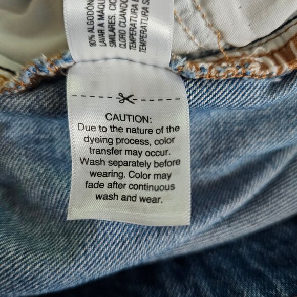 Wild Fable Women's Blue Light Wash Cotton Denim Low Rise Baggy Jean Size 17 - Picture 10 of 16